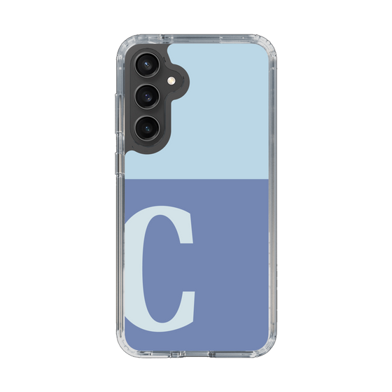 Slim Protection Case［ Original - initial two tone - C blue ］