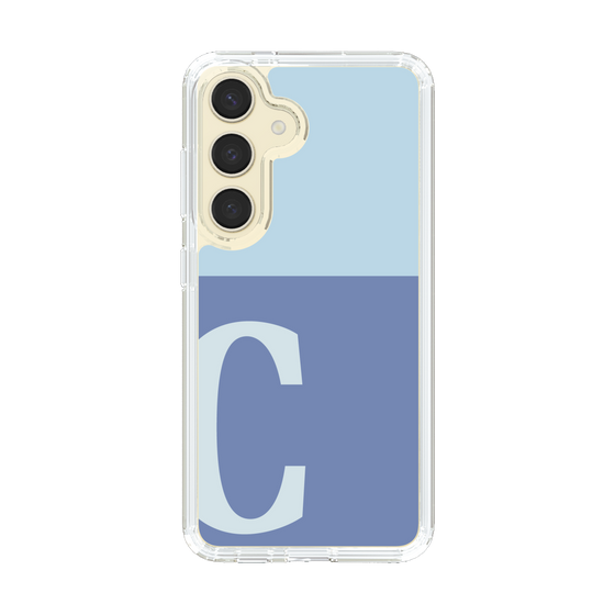 Slim Protection Case［ Original - initial two tone - C blue ］