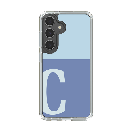 Slim Protection Case［ Original - initial two tone - C blue ］