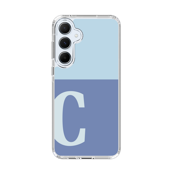 Slim Protection Case［ オリジナル - initial two tone - C blue ］