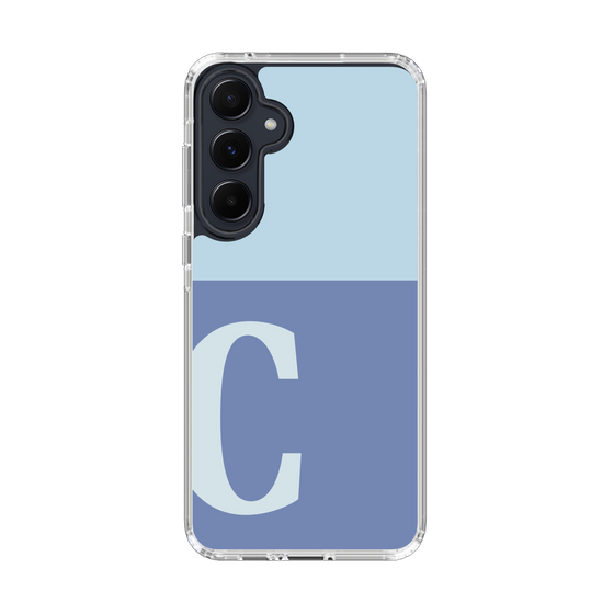 Slim Protection Case［ オリジナル - initial two tone - C blue ］