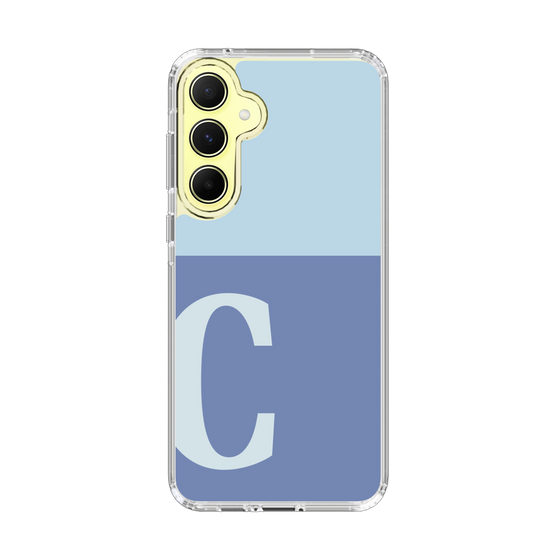 Slim Protection Case［ オリジナル - initial two tone - C blue ］