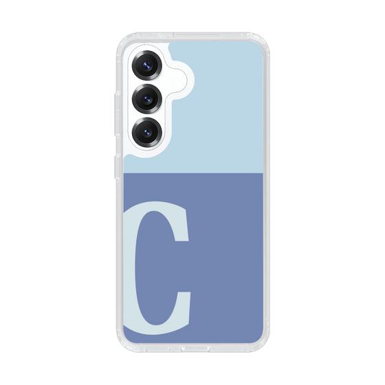 Slim Protection Case［ Original - initial two tone - C blue ］