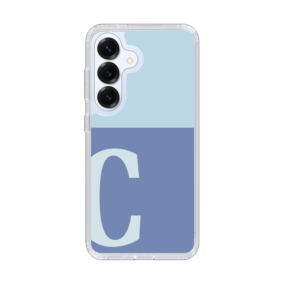 Slim Protection Case［ Original - initial two tone - C blue ］