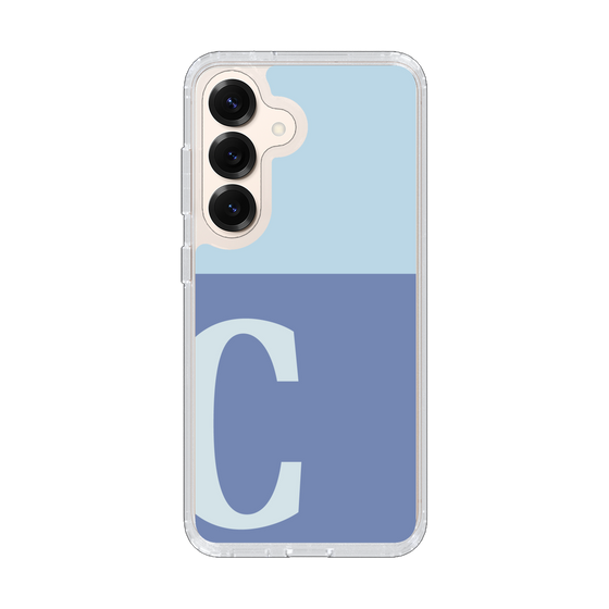Slim Protection Case［ Original - initial two tone - C blue ］