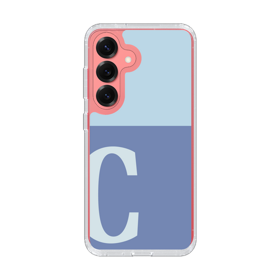 Slim Protection Case［ Original - initial two tone - C blue ］