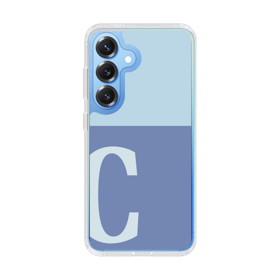 Slim Protection Case［ Original - initial two tone - C blue ］