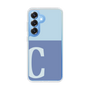 Slim Protection Case［ Original - initial two tone - C blue ］