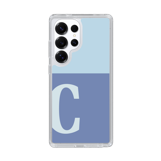 Slim Protection Case［ Original - initial two tone - C blue ］