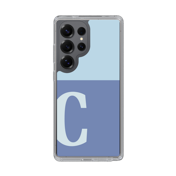 Slim Protection Case［ Original - initial two tone - C blue ］