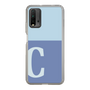 Slim Protection Case［ Original - initial two tone - C blue ］