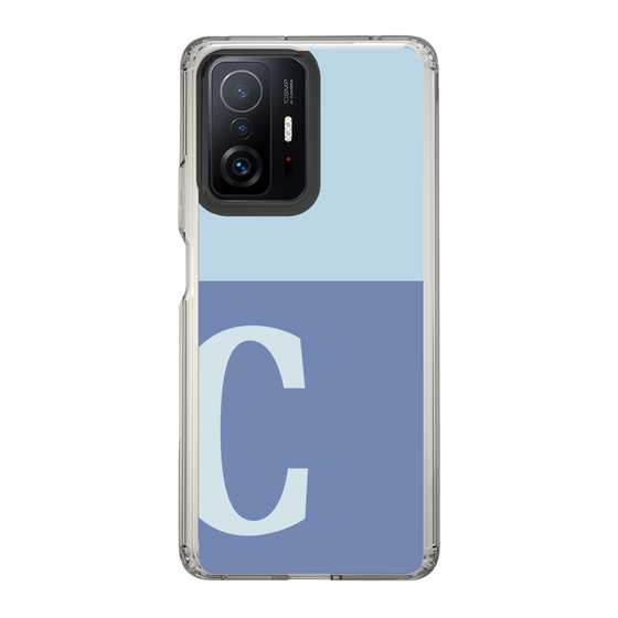 Slim Protection Case［ Original - initial two tone - C blue ］