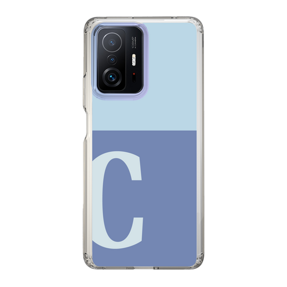 Slim Protection Case［ Original - initial two tone - C blue ］