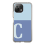 Slim Protection Case［ Original - initial two tone - C blue ］