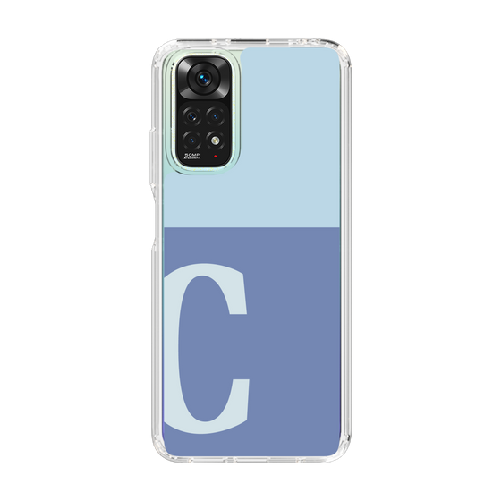 Slim Protection Case［ Original - initial two tone - C blue ］