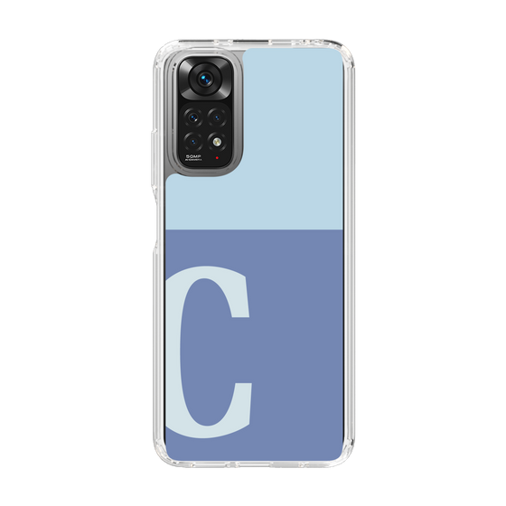 Slim Protection Case［ Original - initial two tone - C blue ］