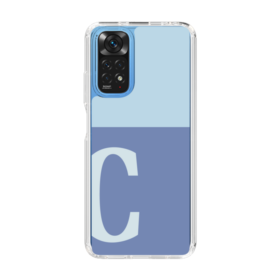 Slim Protection Case［ Original - initial two tone - C blue ］