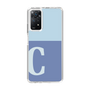 Slim Protection Case［ Original - initial two tone - C blue ］