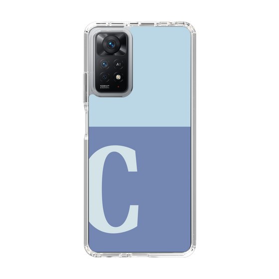 Slim Protection Case［ Original - initial two tone - C blue ］