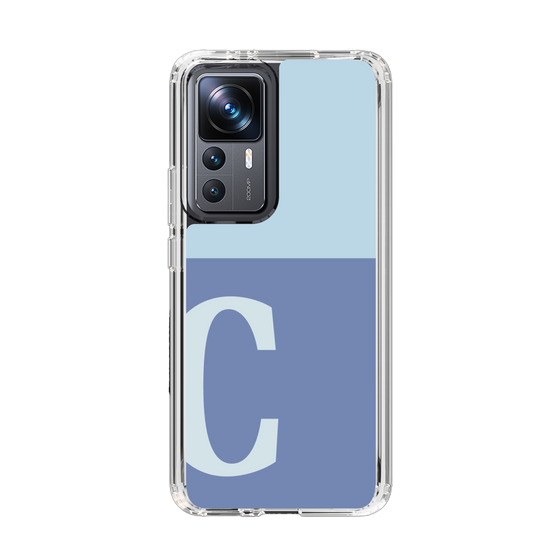 Slim Protection Case［ Original - initial two tone - C blue ］