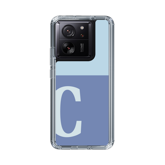 Slim Protection Case［ Original - initial two tone - C blue ］