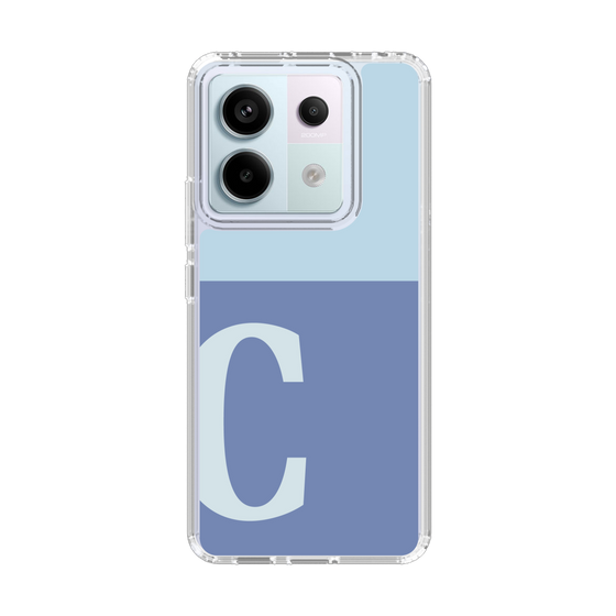 Slim Protection Case［ Original - initial two tone - C blue ］