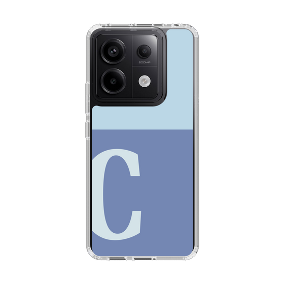 Slim Protection Case［ Original - initial two tone - C blue ］