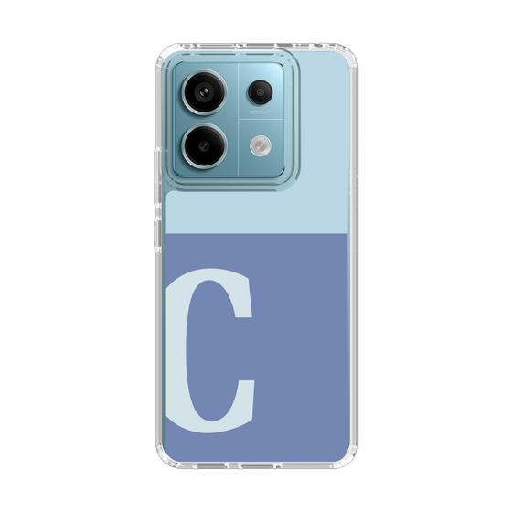 Slim Protection Case［ Original - initial two tone - C blue ］