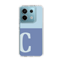 Slim Protection Case［ Original - initial two tone - C blue ］