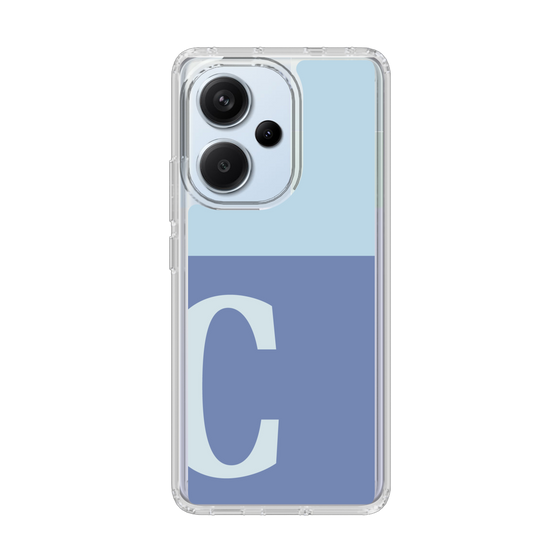 Slim Protection Case［ Original - initial two tone - C blue ］