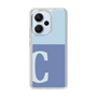 Slim Protection Case［ Original - initial two tone - C blue ］