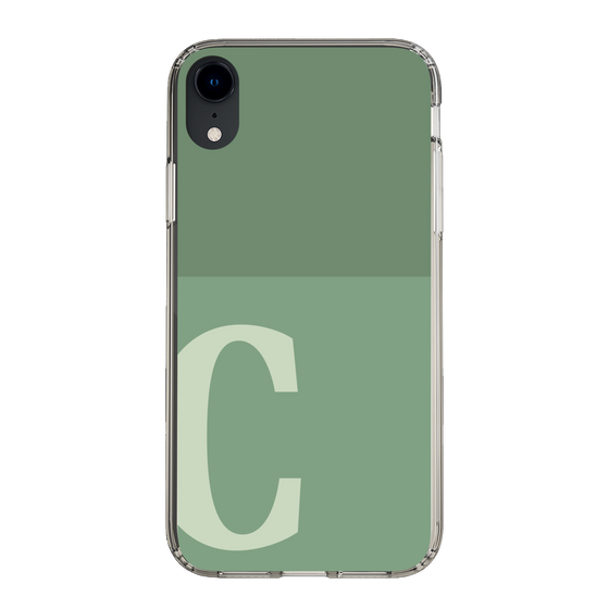 Slim Protection Case［ Original - initial two tone - C green ］
