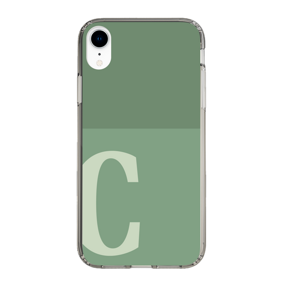Slim Protection Case［ Original - initial two tone - C green ］