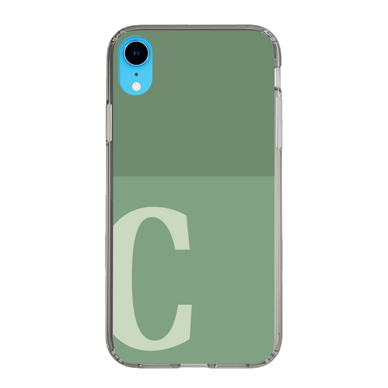 Slim Protection Case［ Original - initial two tone - C green ］