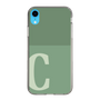 Slim Protection Case［ Original - initial two tone - C green ］