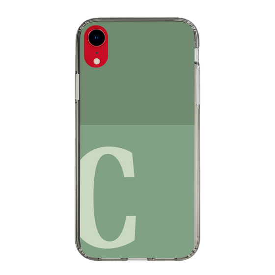 Slim Protection Case［ Original - initial two tone - C green ］