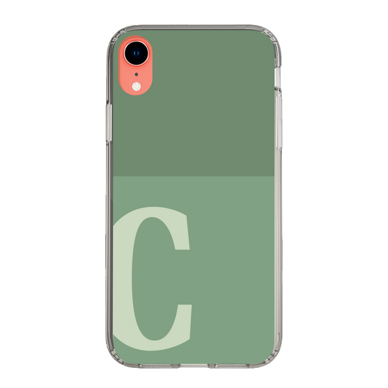 Slim Protection Case［ Original - initial two tone - C green ］