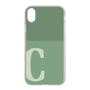 Slim Protection Case［ Original - initial two tone - C green ］