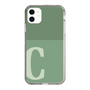 Slim Protection Case［ Original - initial two tone - C green ］