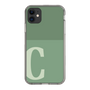 Slim Protection Case［ Original - initial two tone - C green ］