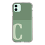 Slim Protection Case［ Original - initial two tone - C green ］