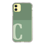 Slim Protection Case［ Original - initial two tone - C green ］