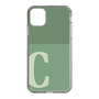 Slim Protection Case［ Original - initial two tone - C green ］