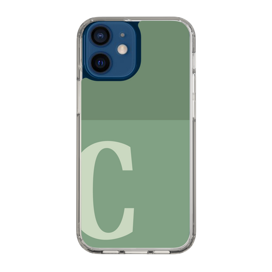 Slim Protection Case［ Original - initial two tone - C green ］