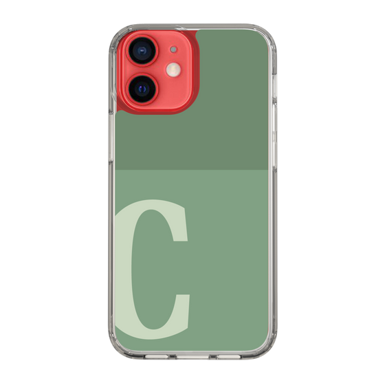 Slim Protection Case［ Original - initial two tone - C green ］