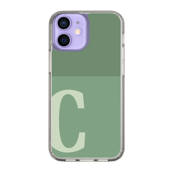 Slim Protection Case［ Original - initial two tone - C green ］