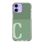 Slim Protection Case［ Original - initial two tone - C green ］
