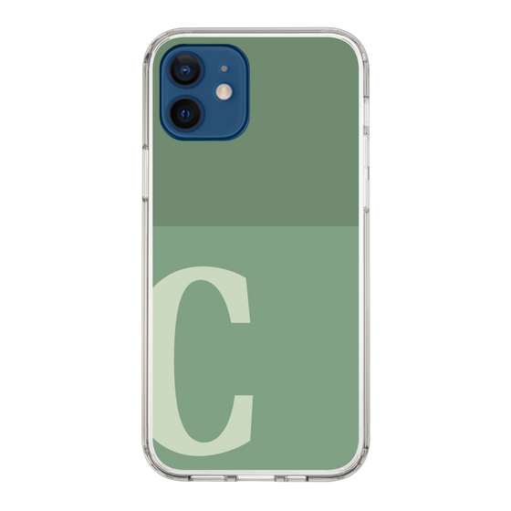 Slim Protection Case［ Original - initial two tone - C green ］
