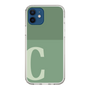 Slim Protection Case［ Original - initial two tone - C green ］