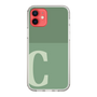 Slim Protection Case［ Original - initial two tone - C green ］